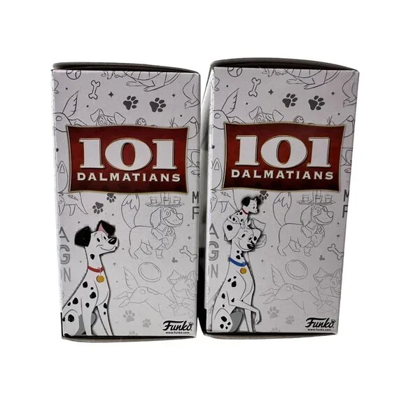 Disney Funko Minis Pongo & Perdita Vinyl Figures Exclusive 101 Dalmatians NEW - Picture 7 of 10